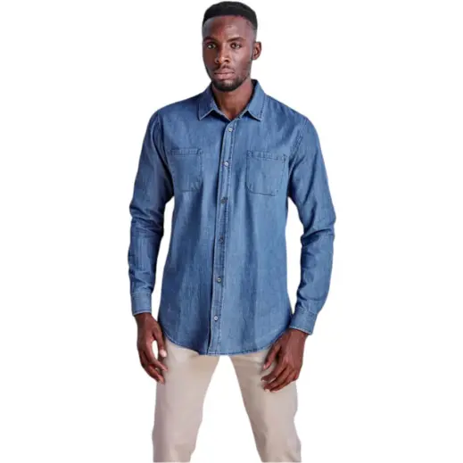 Mens Long Sleeve Eastwood Shirt Model